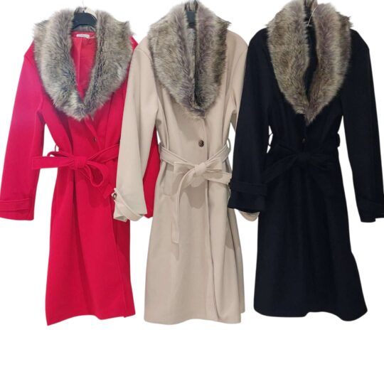 Abrigo Pelo Solapa